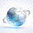 看球通品牌Logo，橙色圆环内嵌白色足球图案，代表全球赛事聚合平台